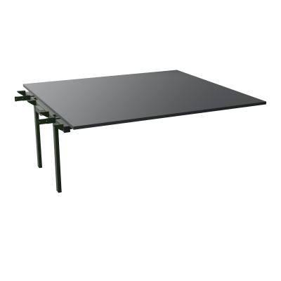 BENCH SUIVANT CONECT L180XP165CM-MONOPLAT EP25MM -PIET INTERM. CARRE    R9 ST