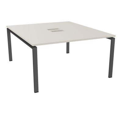BENCH CONECT L140XP165CM-MONOPLAT NS TRAPPES -PIET ARCHE RECT FX   N5 SC