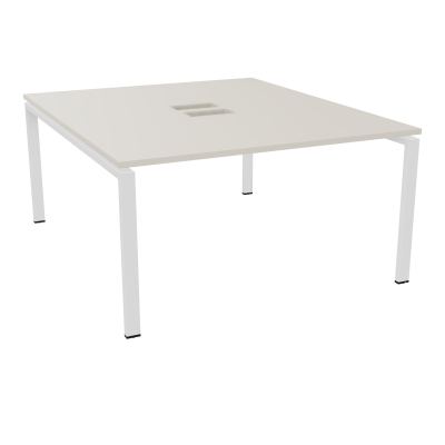 BENCH CONECT L140XP165CM-MONOPLAT NS TRAPPES -PIET ARCHE RECT FX   N5 ZO