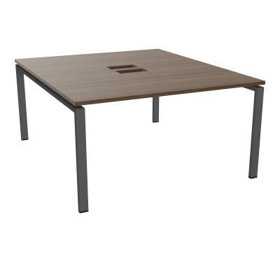 BENCH CONECT L140XP165CM-MONOPLAT NS TRAPPES -PIET ARCHE RECT FX   N6 SC