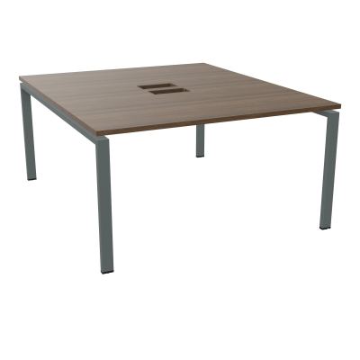 BENCH CONECT L140XP165CM-MONOPLAT NS TRAPPES -PIET ARCHE RECT FX   N6 SU