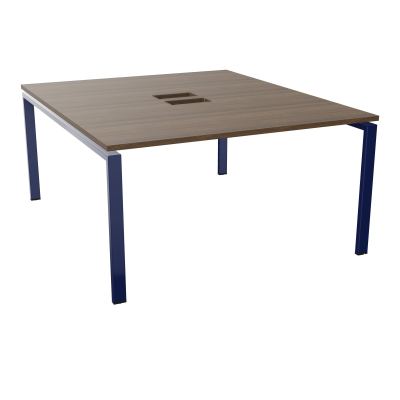 BENCH CONECT L140XP165CM-MONOPLAT NS TRAPPES -PIET ARCHE RECT FX   N6 X4