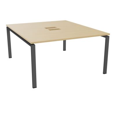 BENCH CONECT L140XP165CM-MONOPLAT NS TRAPPES -PIET ARCHE RECT FX    R1 SC