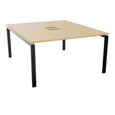 BENCH CONECT L140XP165CM-MONOPLAT NS TRAPPES -PIET ARCHE RECT FX    R1 SG