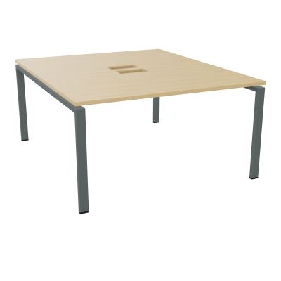 BENCH CONECT L140XP165CM-MONOPLAT NS TRAPPES -PIET ARCHE RECT FX    R1 SU