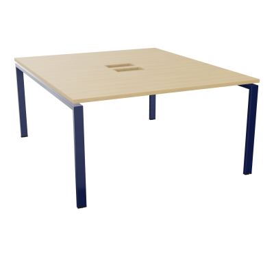 BENCH CONECT L140XP165CM-MONOPLAT NS TRAPPES -PIET ARCHE RECT FX    R1 X4