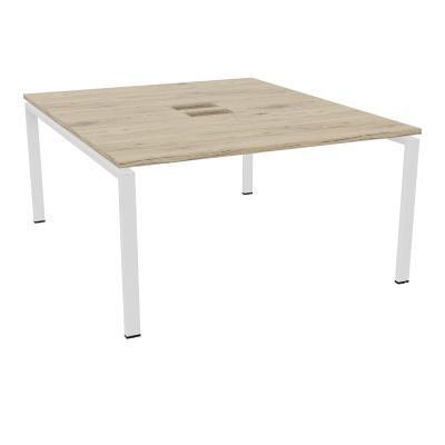 BENCH CONECT L140XP165CM-MONOPLAT NS TRAPPES -PIET ARCHE RECT FX   R3 ZO