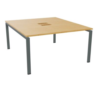 BENCH CONECT L140XP165CM-MONOPLAT NS TRAPPES -PIET ARCHE RECT FX    R5 SU