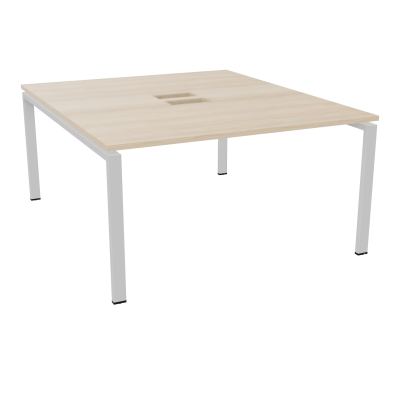 BENCH CONECT L140XP165CM-MONOPLAT NS TRAPPES -PIET ARCHE RECT FX   RZ SD