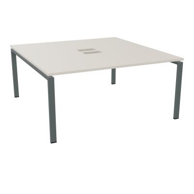BENCH CONECT L160XP165CM-MONOPLAT NS TRAPPES -PIET ARCHE RECT FX   N5 SU