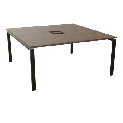 BENCH CONECT L160XP165CM-MONOPLAT NS TRAPPES -PIET ARCHE RECT FX   N6 ST