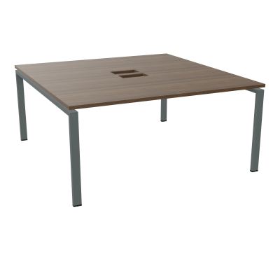 BENCH CONECT L160XP165CM-MONOPLAT NS TRAPPES -PIET ARCHE RECT FX   N6 SU