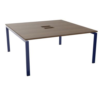 BENCH CONECT L160XP165CM-MONOPLAT NS TRAPPES -PIET ARCHE RECT FX   N6 X4