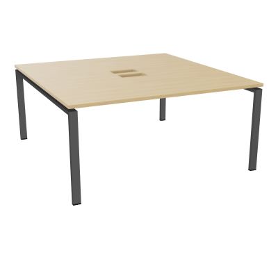 BENCH CONECT L160XP165CM-MONOPLAT NS TRAPPES -PIET ARCHE RECT FX    R1 SC
