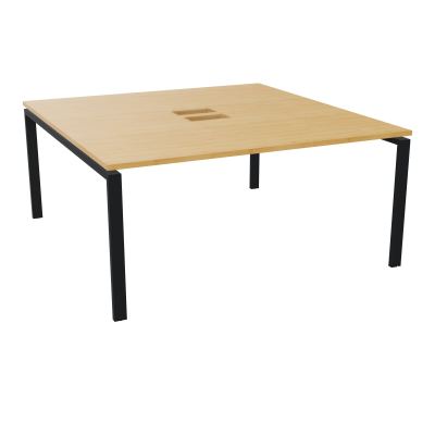BENCH CONECT L160XP165CM-MONOPLAT NS TRAPPES -PIET ARCHE RECT FX    R5 ZP