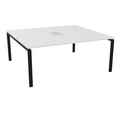 BENCH CONECT L180XP165CM-MONOPLAT NS TRAPPES -PIET ARCHE RECT FX   MG ZP