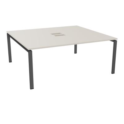 BENCH CONECT L180XP165CM-MONOPLAT NS TRAPPES -PIET ARCHE RECT FX   N5 SC