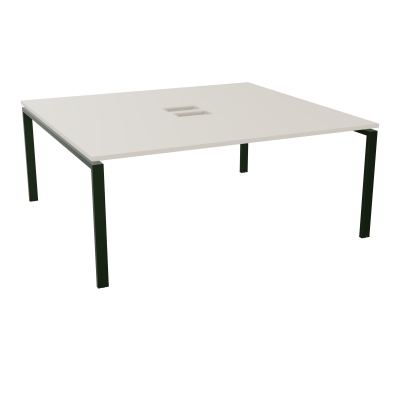 BENCH CONECT L180XP165CM-MONOPLAT NS TRAPPES -PIET ARCHE RECT FX   N5 ST