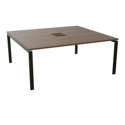 BENCH CONECT L180XP165CM-MONOPLAT NS TRAPPES -PIET ARCHE RECT FX   N6 ST