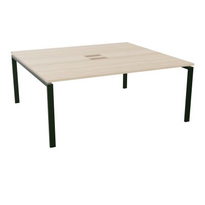 BENCH CONECT L180XP165CM-MONOPLAT NS TRAPPES -PIET ARCHE RECT FX   RZ ST