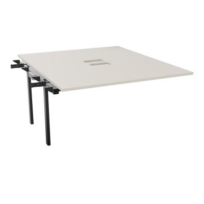 BENCH SUIVANT CONECT L140XP165CM-MONOPLAT EP25MM NS TRAPPES -PIET INTERM. CARRE N5 SG
