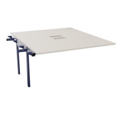 BENCH SUIVANT CONECT L140XP165CM-MONOPLAT EP25MM NS TRAPPES -PIET INTERM. CARRE N5 X4