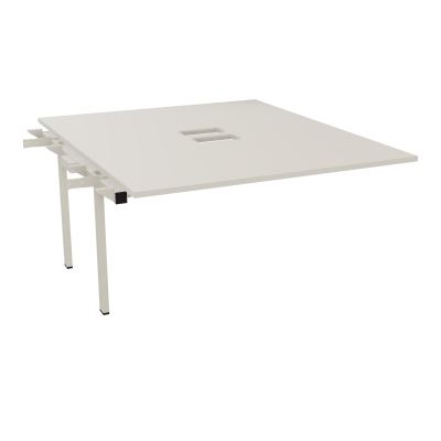 BENCH SUIVANT CONECT L140XP165CM-MONOPLAT EP25MM NS TRAPPES -PIET INTERM. CARRE N5 ZC