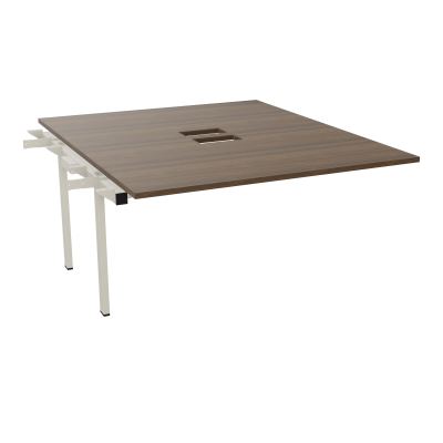 BENCH SUIVANT CONECT L140XP165CM-MONOPLAT EP25MM NS TRAPPES -PIET INTERM. CARRE N6 ZC