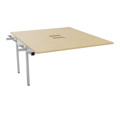 BENCH SUIVANT CONECT L140XP165CM-MONOPLAT EP25MM NS TRAPPES -PIET INTERM. CARRE    R1 SA
