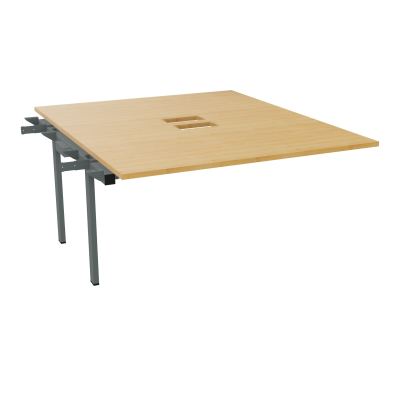 BENCH SUIVANT CONECT L140XP165CM-MONOPLAT EP25MM NS TRAPPES -PIET INTERM. CARRE    R5 SU