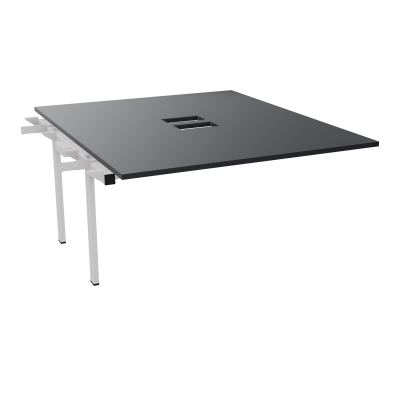 BENCH SUIVANT CONECT L140XP165CM-MONOPLAT EP25MM NS TRAPPES -PIET INTERM. CARRE    R9 SD