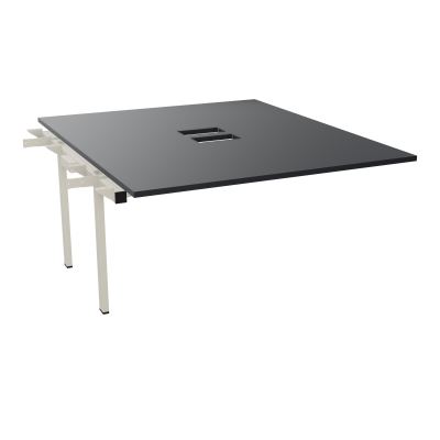BENCH SUIVANT CONECT L140XP165CM-MONOPLAT EP25MM NS TRAPPES -PIET INTERM. CARRE    R9 ZC
