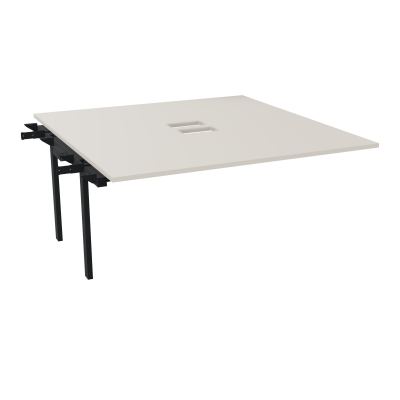 BENCH SUIVANT CONECT L160XP165CM-MONOPLAT EP25MM NS TRAPPES -PIET INTERM. CARRE N5 ZP