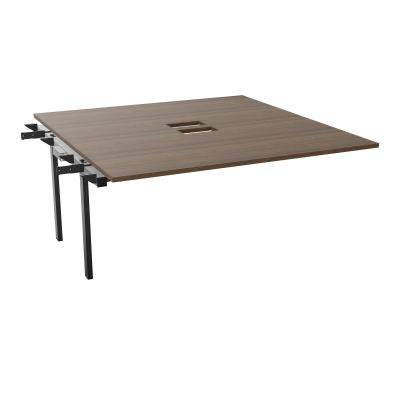 BENCH SUIVANT CONECT L160XP165CM-MONOPLAT EP25MM NS TRAPPES -PIET INTERM. CARRE N6 SG