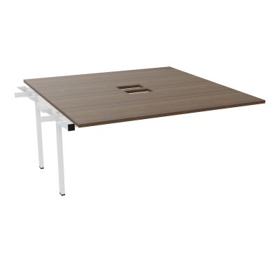 BENCH SUIVANT CONECT L160XP165CM-MONOPLAT EP25MM NS TRAPPES -PIET INTERM. CARRE N6 ZO