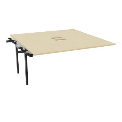 BENCH SUIVANT CONECT L160XP165CM-MONOPLAT EP25MM NS TRAPPES -PIET INTERM. CARRE N8 SG