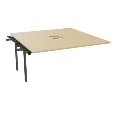 BENCH SUIVANT CONECT L160XP165CM-MONOPLAT EP25MM NS TRAPPES -PIET INTERM. CARRE    R1 SC
