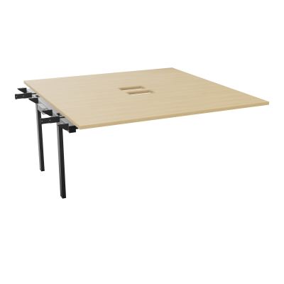 BENCH SUIVANT CONECT L160XP165CM-MONOPLAT EP25MM NS TRAPPES -PIET INTERM. CARRE    R1 SG