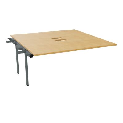 BENCH SUIVANT CONECT L160XP165CM-MONOPLAT EP25MM NS TRAPPES -PIET INTERM. CARRE    R5 SU