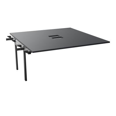BENCH SUIVANT CONECT L160XP165CM-MONOPLAT EP25MM NS TRAPPES -PIET INTERM. CARRE    R9 SG