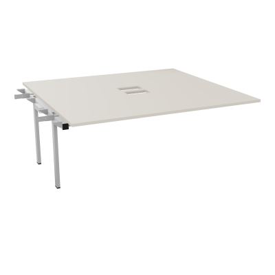BENCH SUIVANT CONECT L180XP165CM-MONOPLAT EP25MM NS TRAPPES -PIET INTERM. CARRE N5 SA