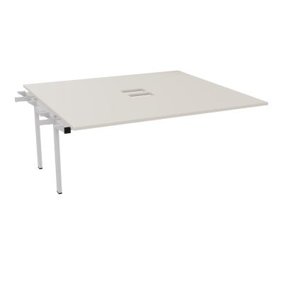 BENCH SUIVANT CONECT L180XP165CM-MONOPLAT EP25MM NS TRAPPES -PIET INTERM. CARRE N5 SD