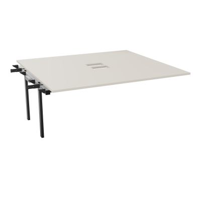 BENCH SUIVANT CONECT L180XP165CM-MONOPLAT EP25MM NS TRAPPES -PIET INTERM. CARRE N5 SG