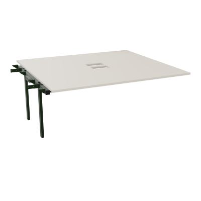 BENCH SUIVANT CONECT L180XP165CM-MONOPLAT EP25MM NS TRAPPES -PIET INTERM. CARRE N5 ST