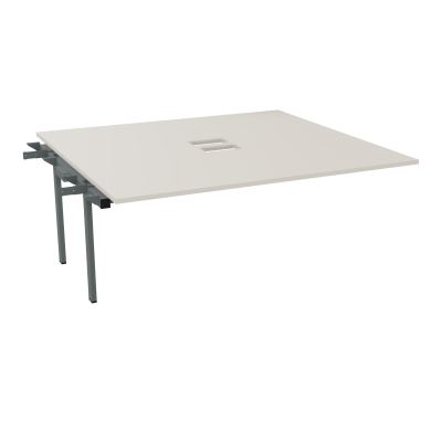 BENCH SUIVANT CONECT L180XP165CM-MONOPLAT EP25MM NS TRAPPES -PIET INTERM. CARRE N5 SU