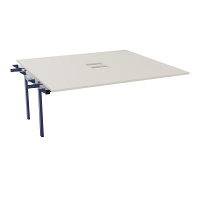 BENCH SUIVANT CONECT L180XP165CM-MONOPLAT EP25MM NS TRAPPES -PIET INTERM. CARRE N5 X4
