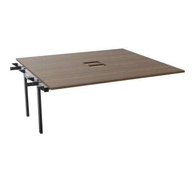 BENCH SUIVANT CONECT L180XP165CM-MONOPLAT EP25MM NS TRAPPES -PIET INTERM. CARRE N6 SG