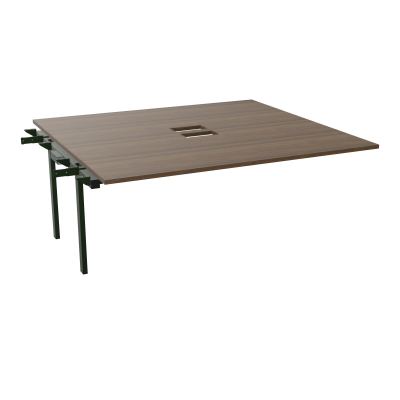 BENCH SUIVANT CONECT L180XP165CM-MONOPLAT EP25MM NS TRAPPES -PIET INTERM. CARRE N6 ST