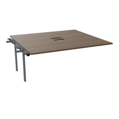BENCH SUIVANT CONECT L180XP165CM-MONOPLAT EP25MM NS TRAPPES -PIET INTERM. CARRE N6 SU