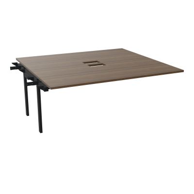 BENCH SUIVANT CONECT L180XP165CM-MONOPLAT EP25MM NS TRAPPES -PIET INTERM. CARRE N6 ZP
